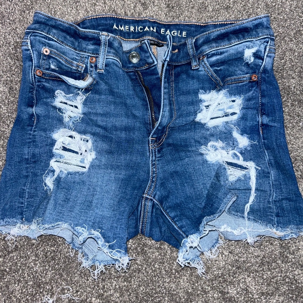 Denim shorts